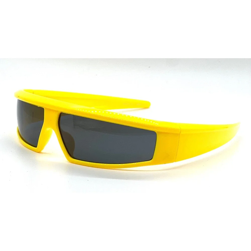 Women Sunglasses Streetwear, Neon, Techno, Matrix, Space, Alien Bold Performance